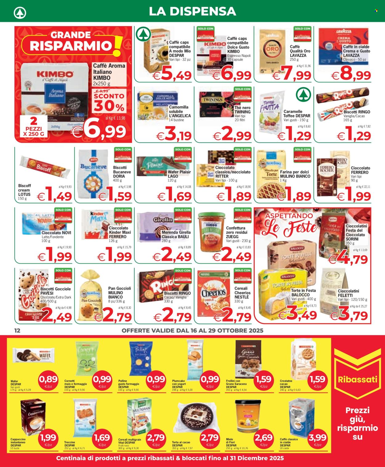 Volantino Despar - 16/10/2025 - 29/10/2025. Pagina 12