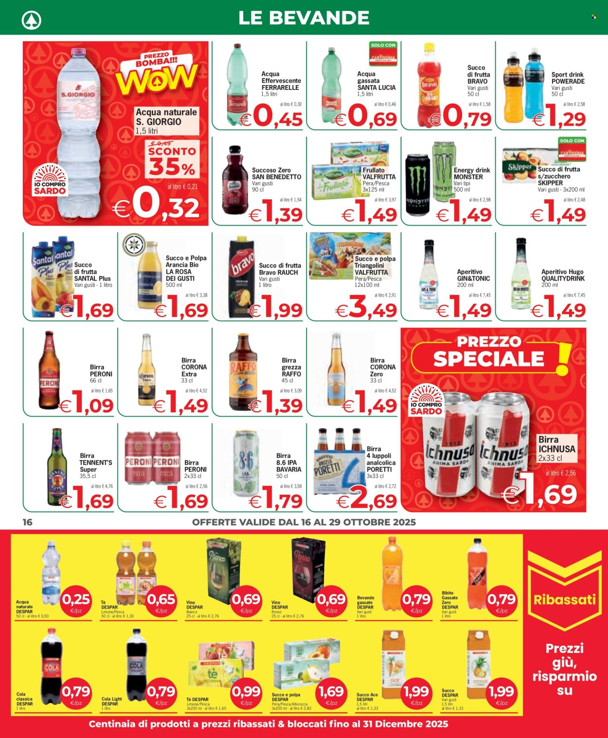 Volantino Despar - 16/10/2025 - 29/10/2025. Pagina 16