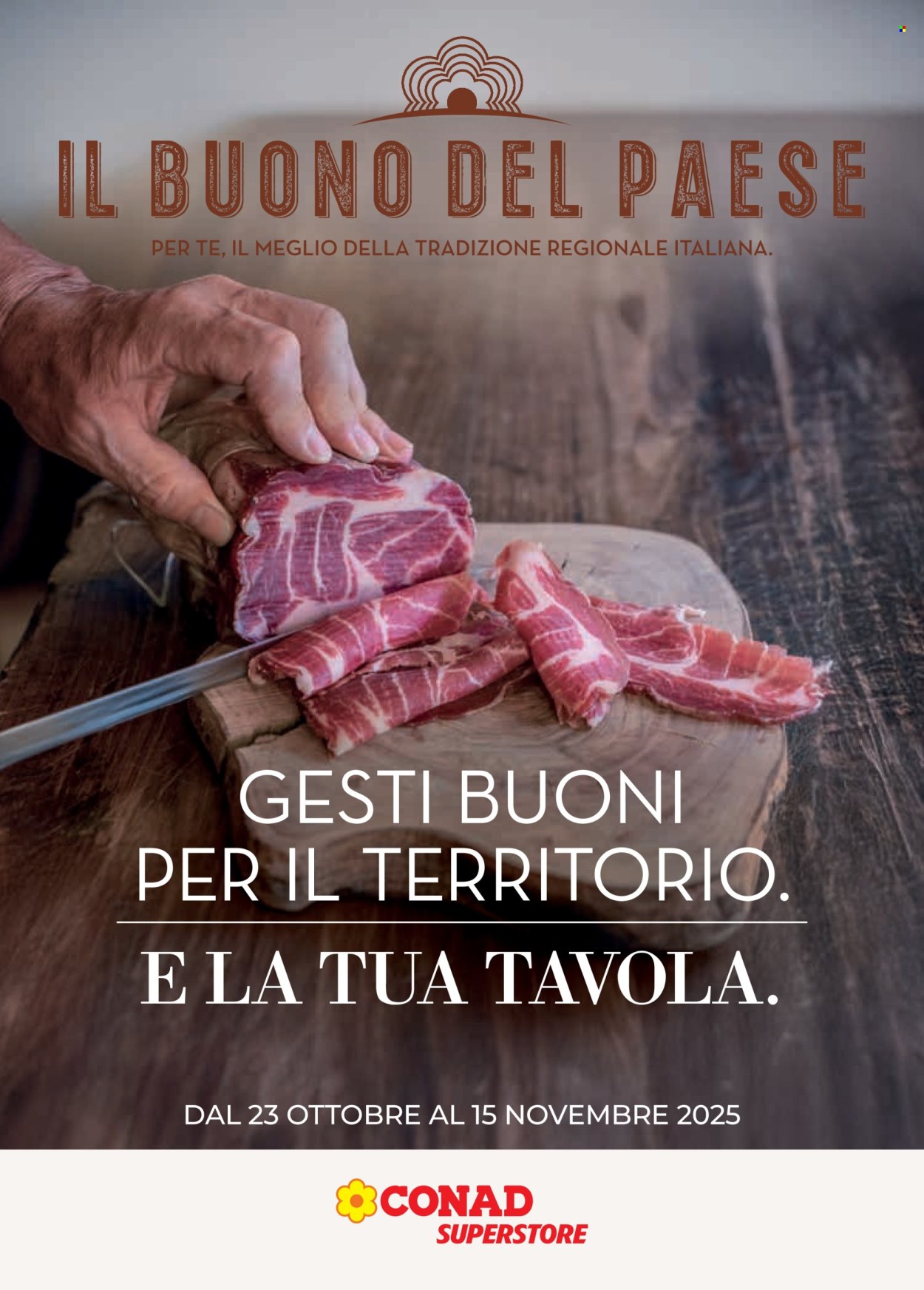 Volantino Conad - 23/10/2025 - 15/11/2025. Pagina 1