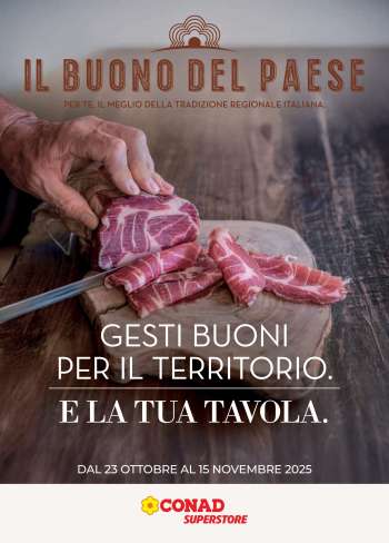 Volantino Conad - 23/10/2025 - 15/11/2025.