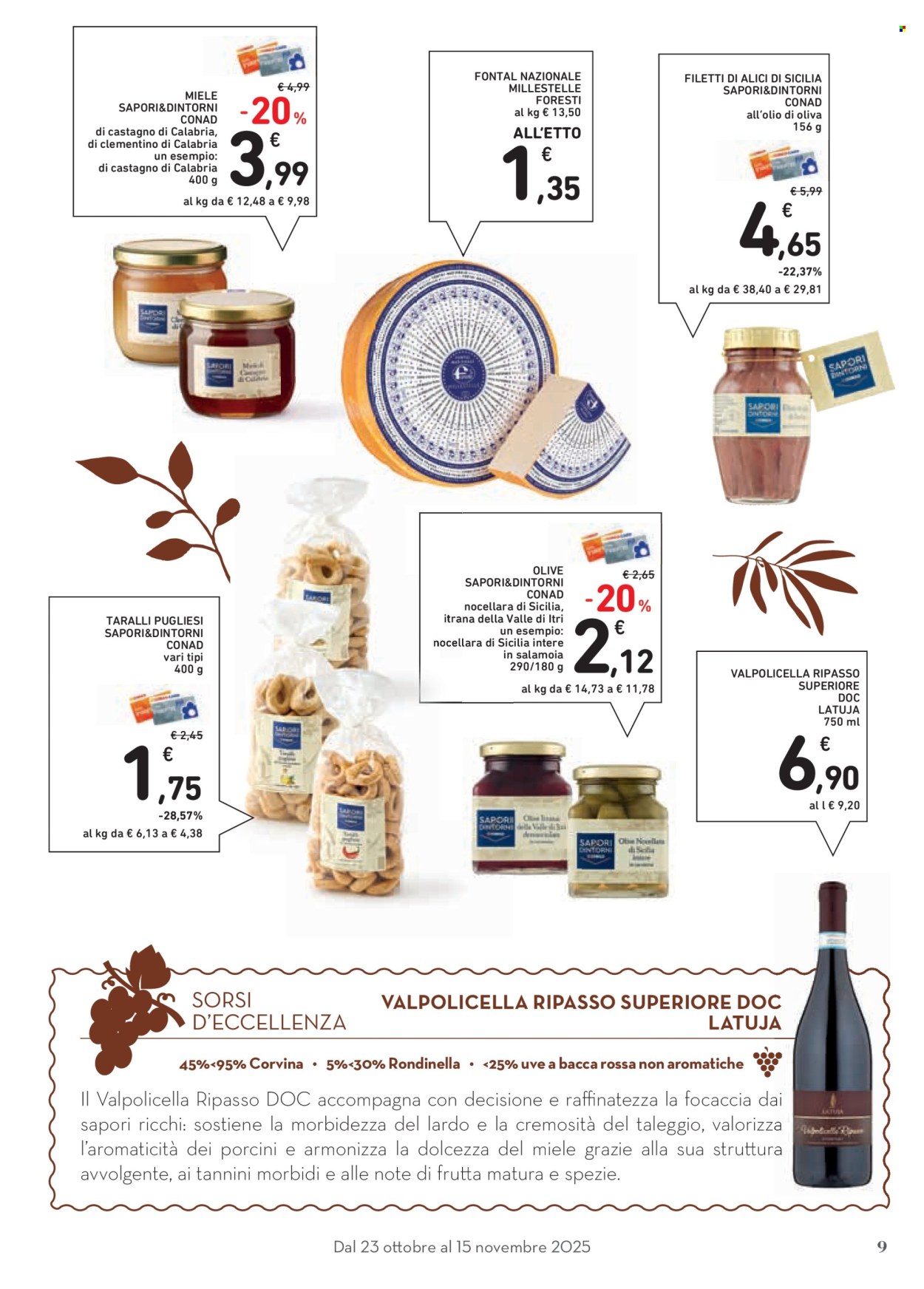 Volantino Conad - 23/10/2025 - 15/11/2025. Pagina 9