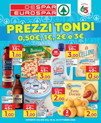 Volantino Eurospar - 16/10/2025 - 29/10/2025.