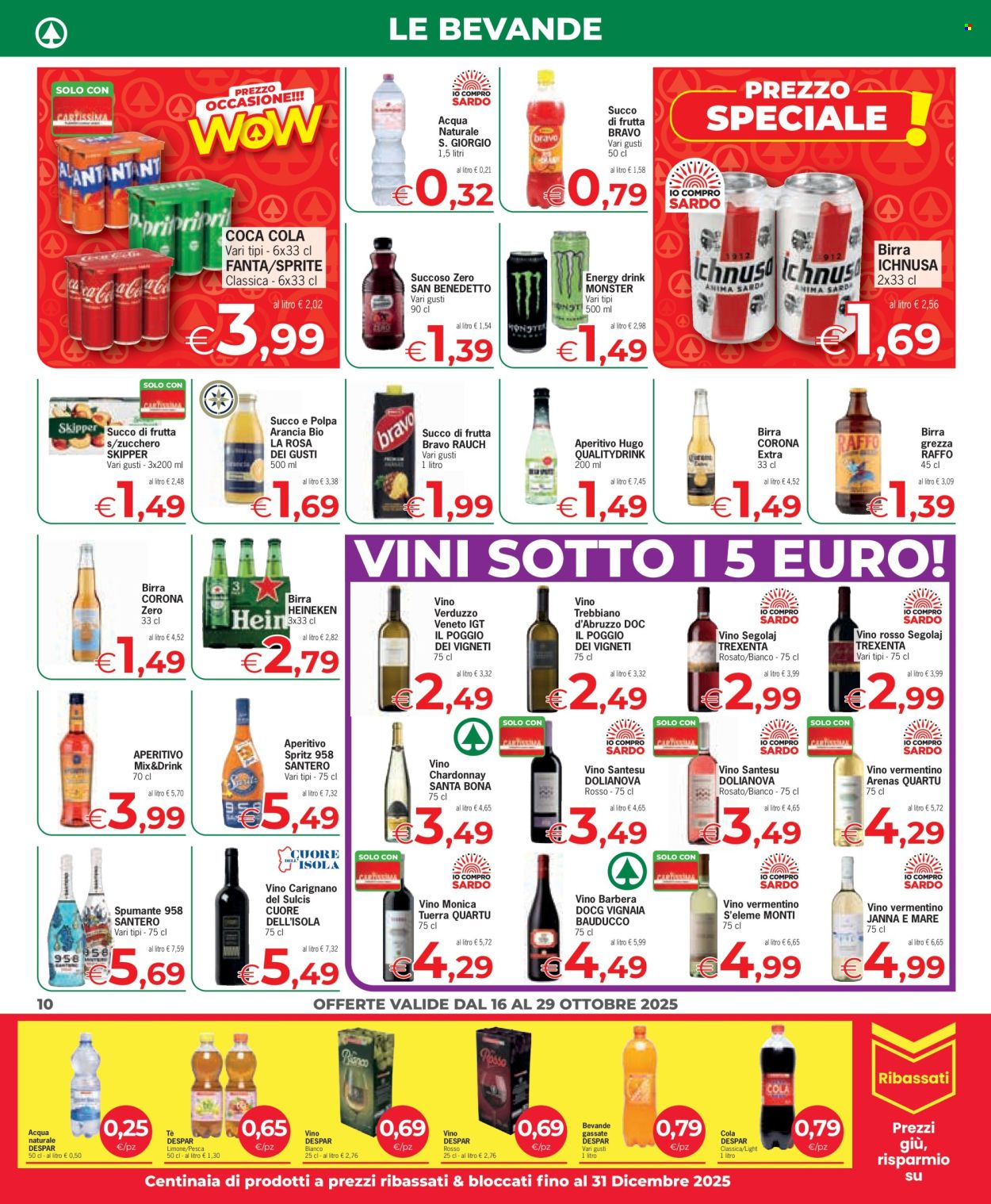 Volantino Eurospar - 16/10/2025 - 29/10/2025. Pagina 10