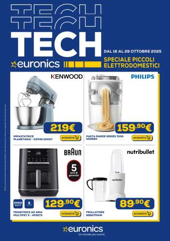 Volantino Euronics - 16/10/2025 - 29/10/2025.