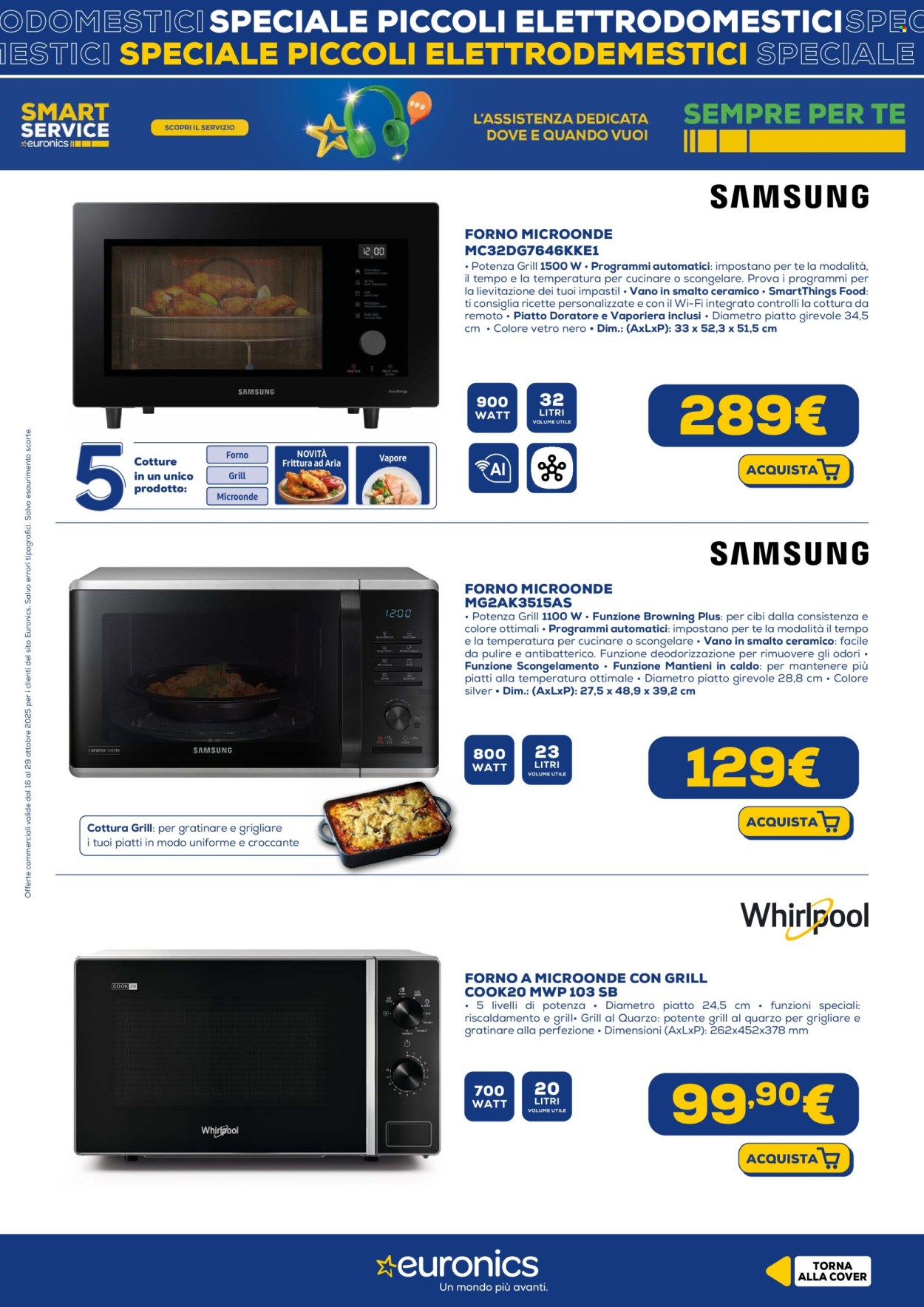 Volantino Euronics - 16/10/2025 - 29/10/2025. Pagina 2