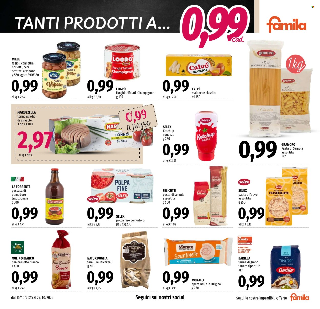 Volantino Famila - 16/10/2025 - 29/10/2025. Pagina 3