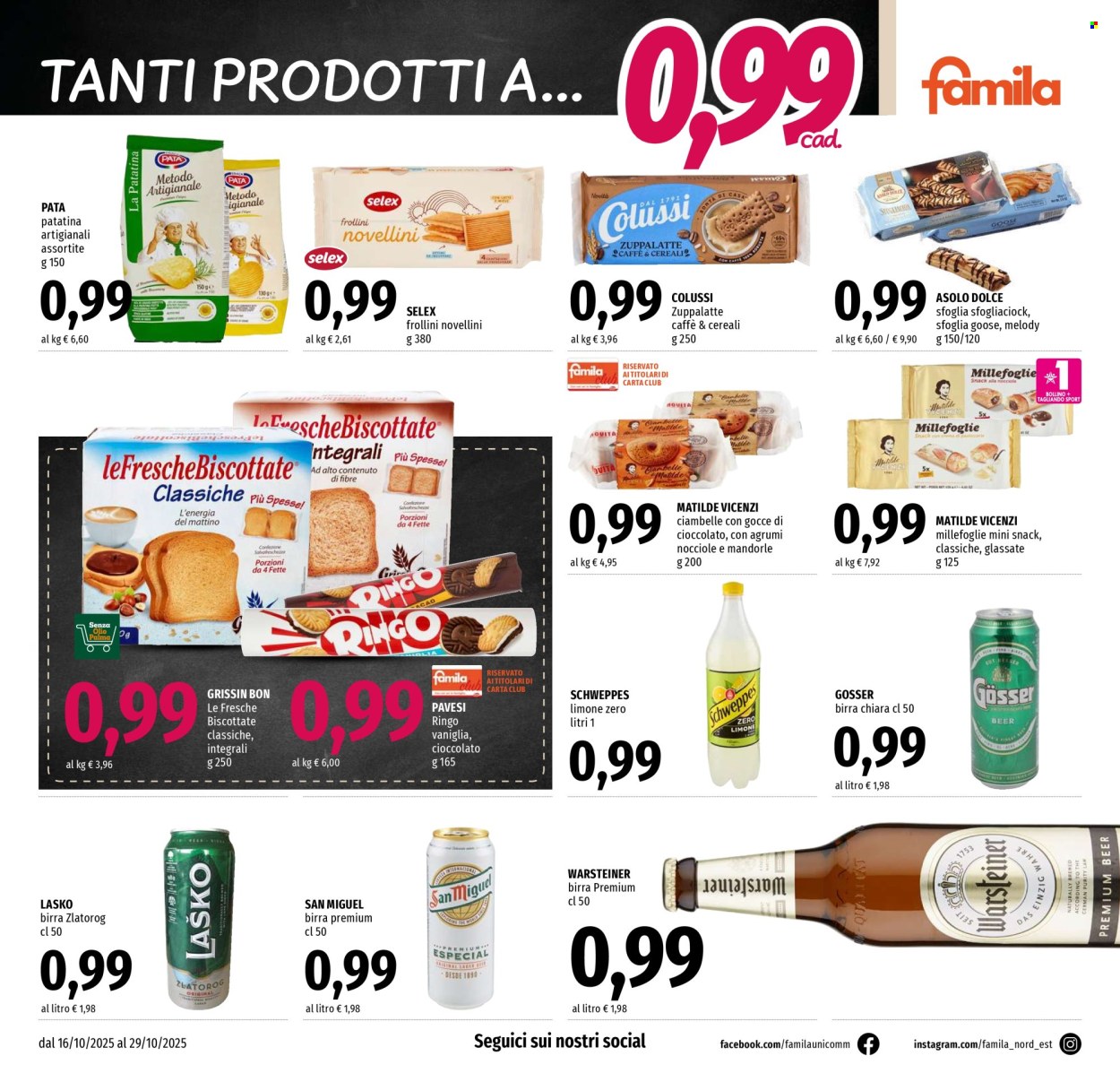 Volantino Famila - 16/10/2025 - 29/10/2025. Pagina 4