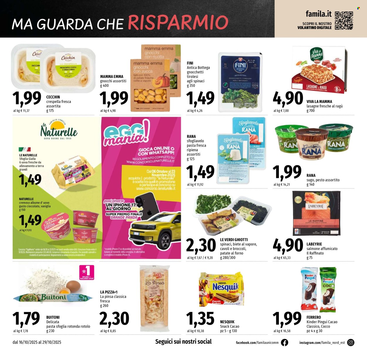 Volantino Famila - 16/10/2025 - 29/10/2025. Pagina 10