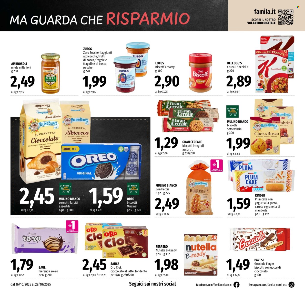 Volantino Famila - 16/10/2025 - 29/10/2025. Pagina 16