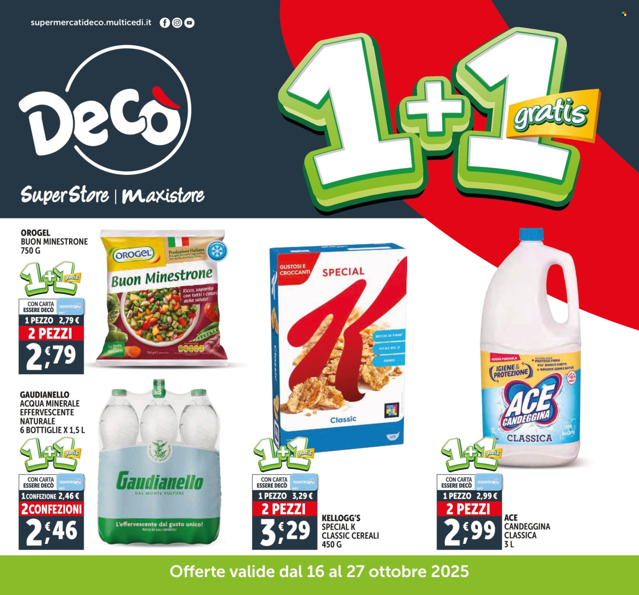 Volantino Deco - 16/10/2025 - 27/10/2025. Pagina 1