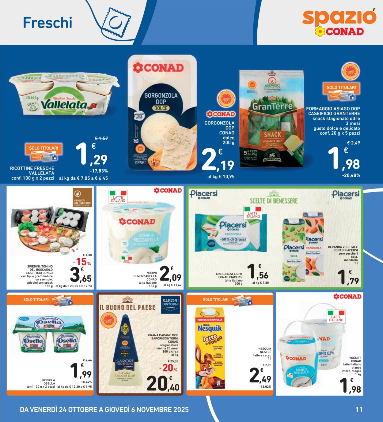 Volantino Spazio Conad - 24/10/2025 - 6/11/2025. Pagina 11