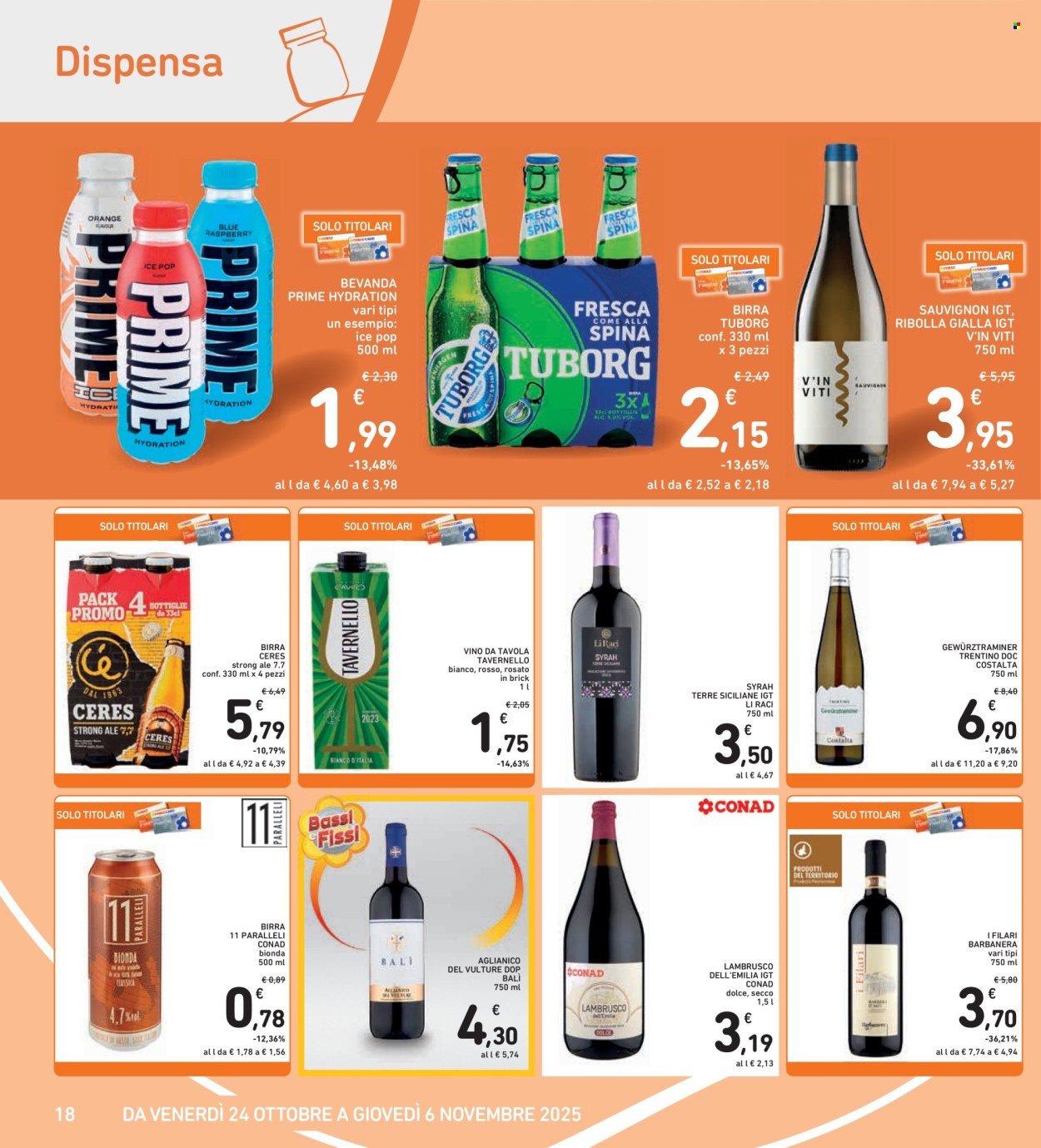 Volantino Spazio Conad - 24/10/2025 - 6/11/2025. Pagina 18