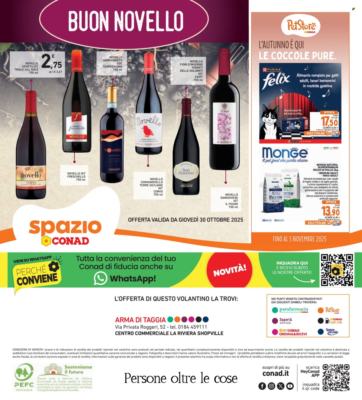 Volantino Spazio Conad - 24/10/2025 - 6/11/2025. Pagina 40