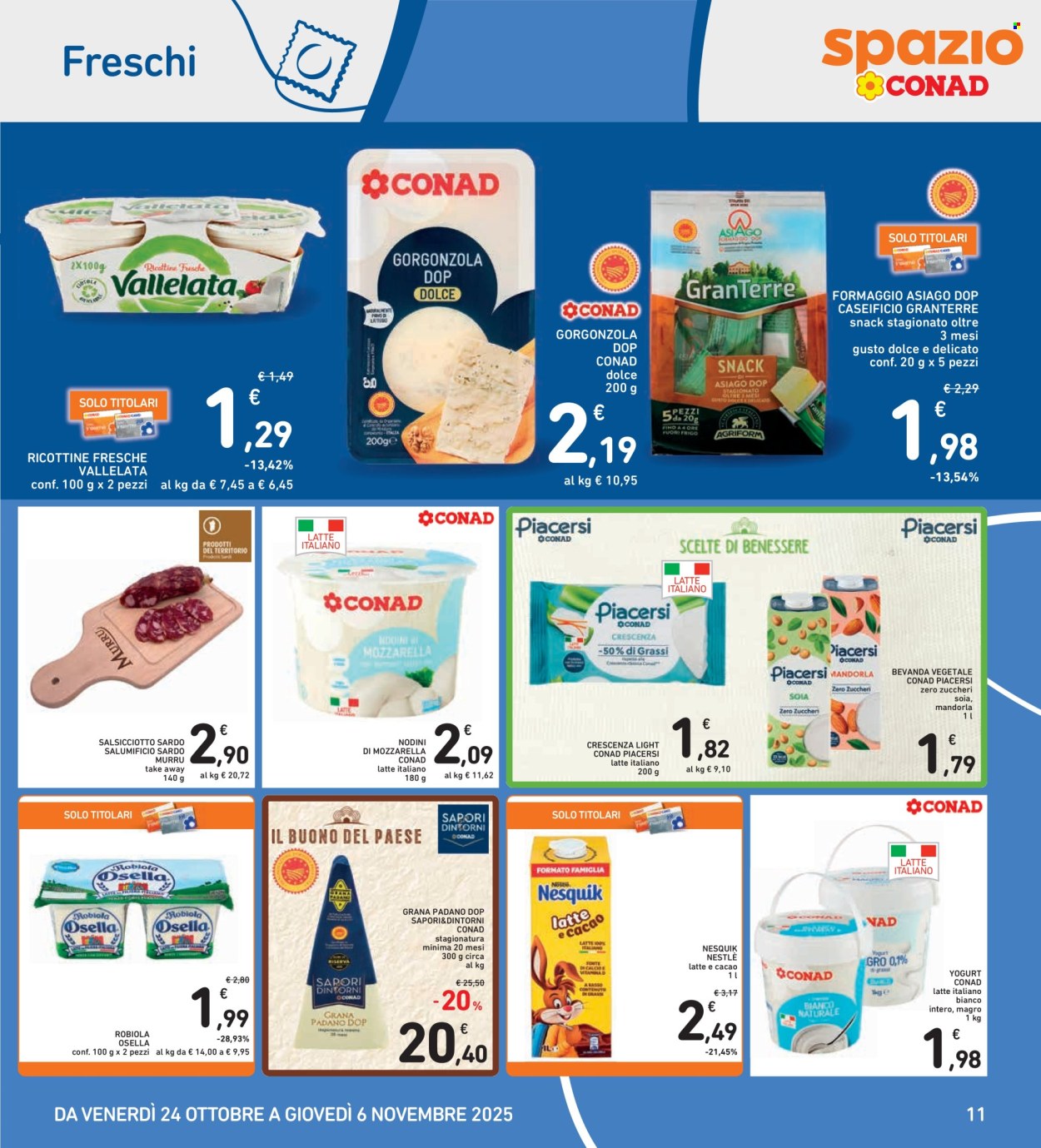 Volantino Spazio Conad - 24/10/2025 - 6/11/2025. Pagina 11