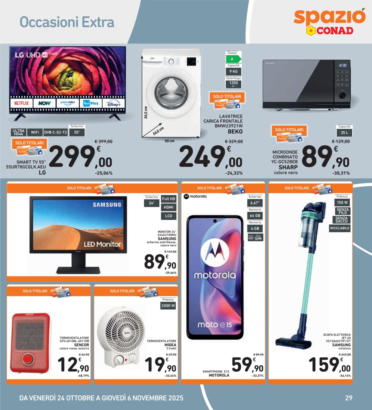 Volantino Spazio Conad - 24/10/2025 - 6/11/2025. Pagina 29