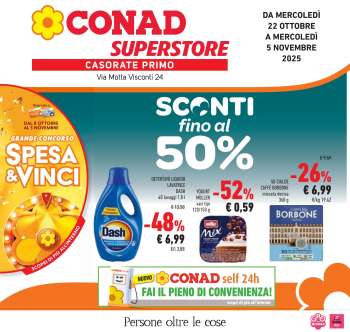 Volantino Conad Superstore - 22/10/2025 - 5/11/2025.