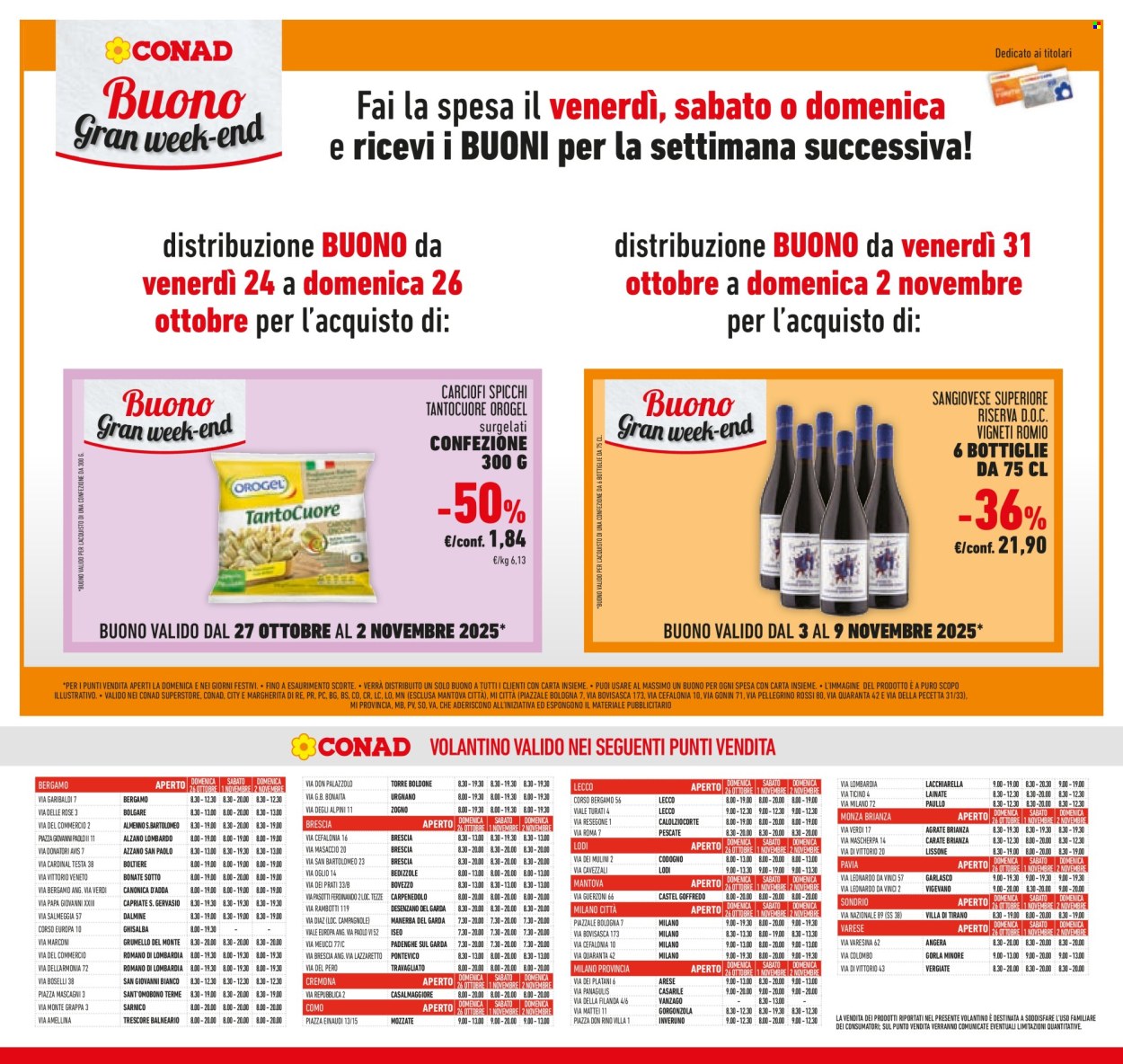 Volantino Conad - 22/10/2025 - 5/11/2025. Pagina 50