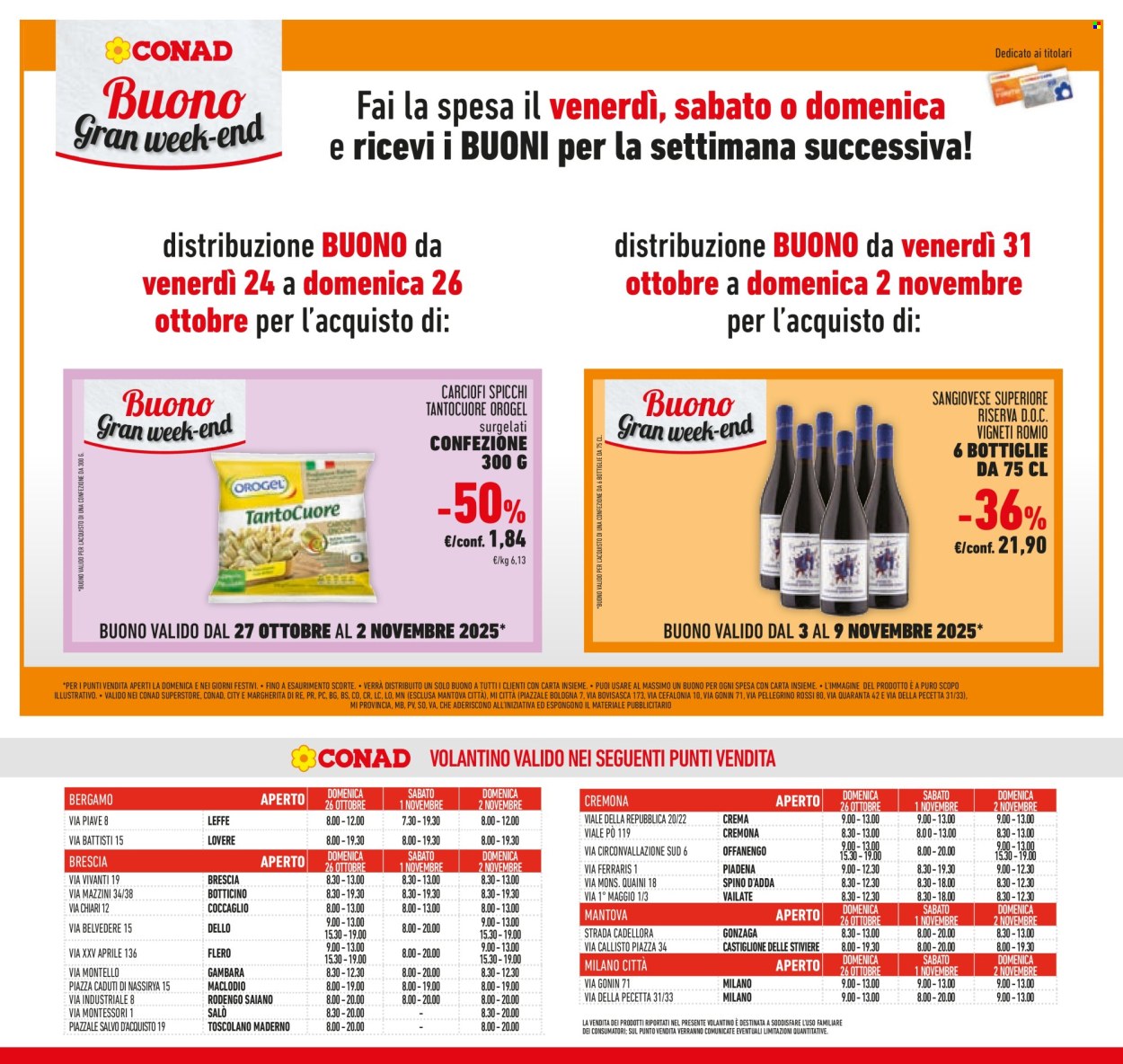 Volantino Conad - 22/10/2025 - 5/11/2025. Pagina 40