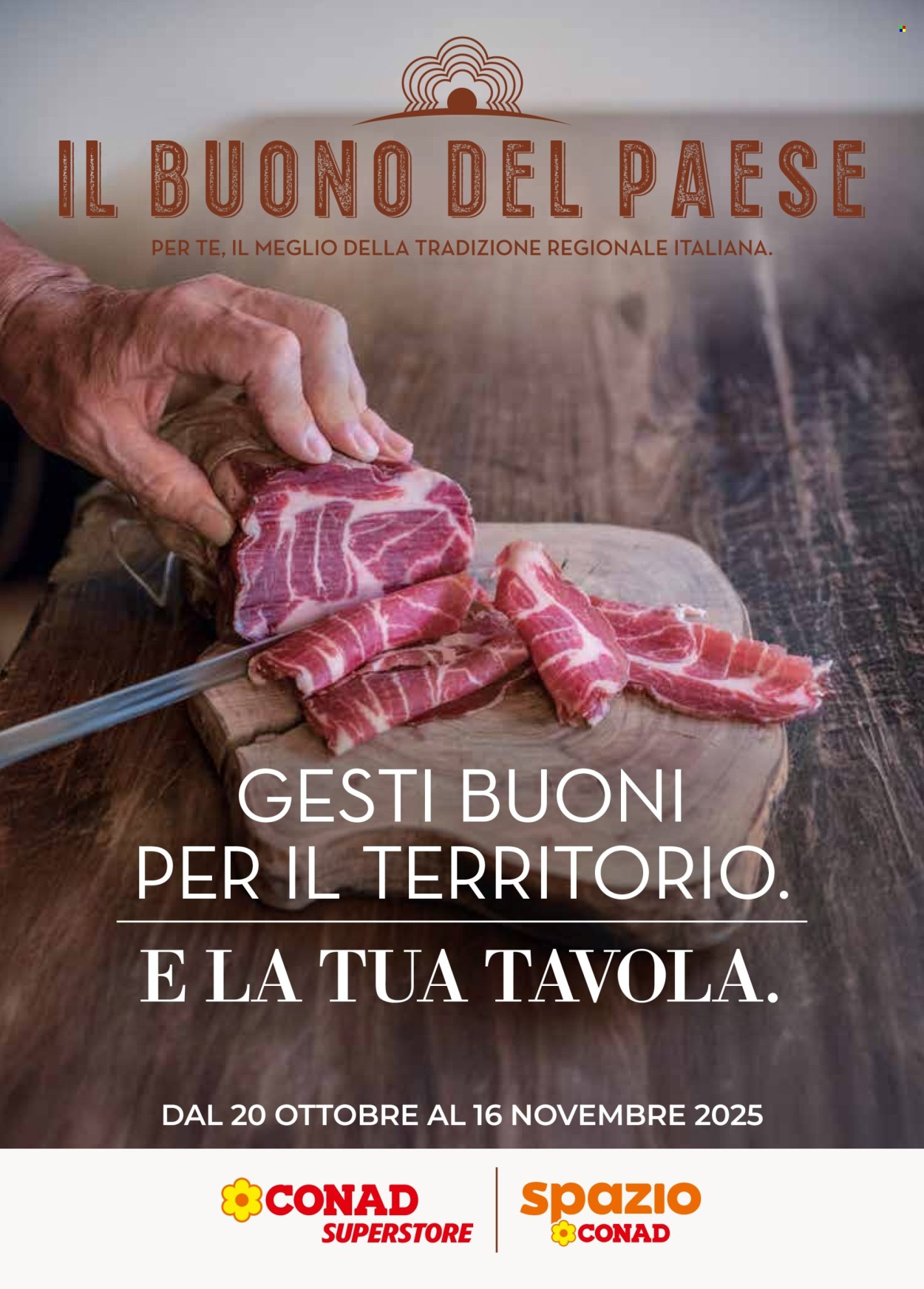 Volantino Conad - 20/10/2025 - 16/11/2025. Pagina 1