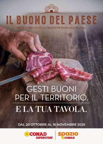 Volantino Conad - 20/10/2025 - 16/11/2025.