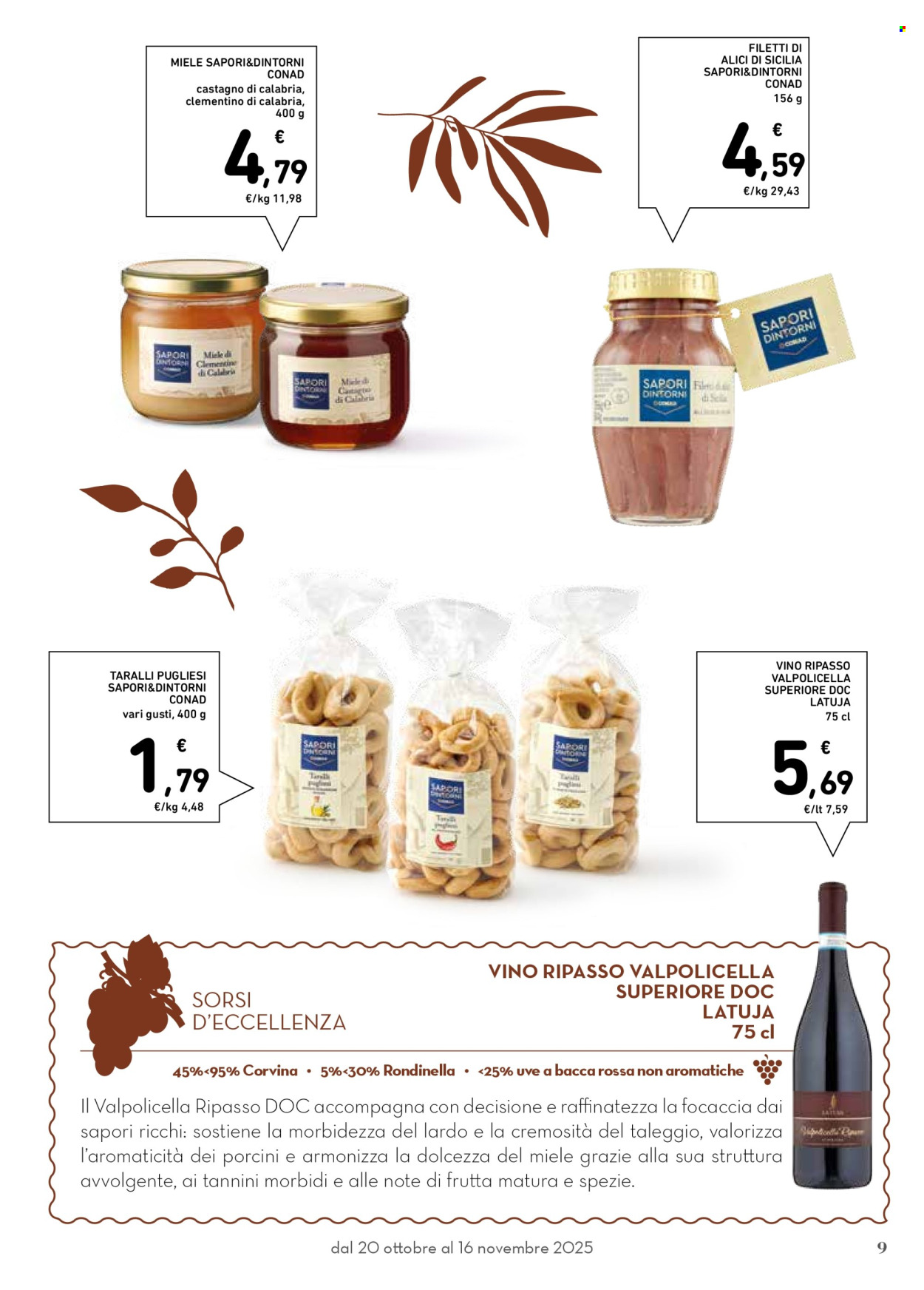 Volantino Conad - 20/10/2025 - 16/11/2025. Pagina 9