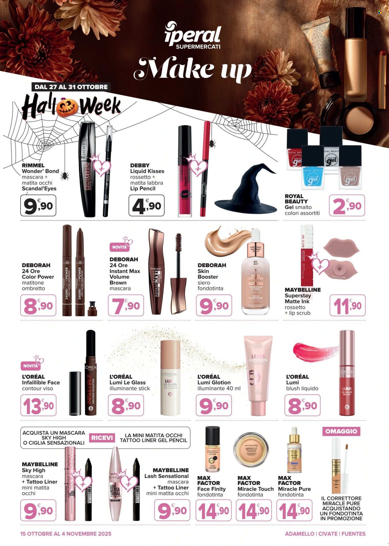 Volantino Iperal - 15/10/2025 - 4/11/2025. Pagina 1
