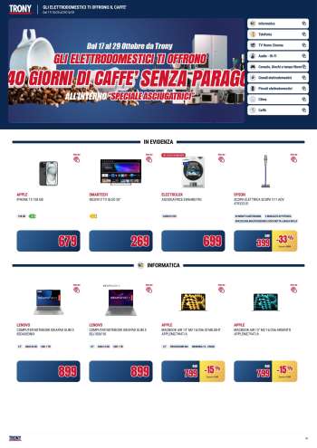 Volantino Trony - 17/10/2025 - 29/10/2025.