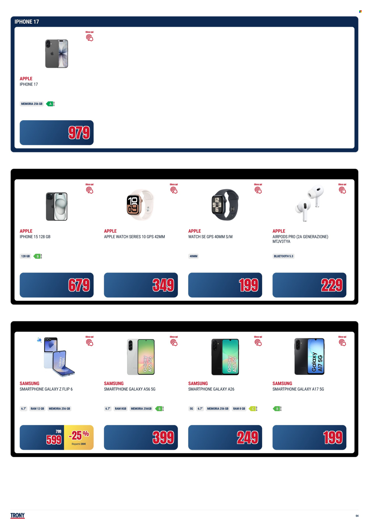 Volantino Trony - 17/10/2025 - 29/10/2025. Pagina 4