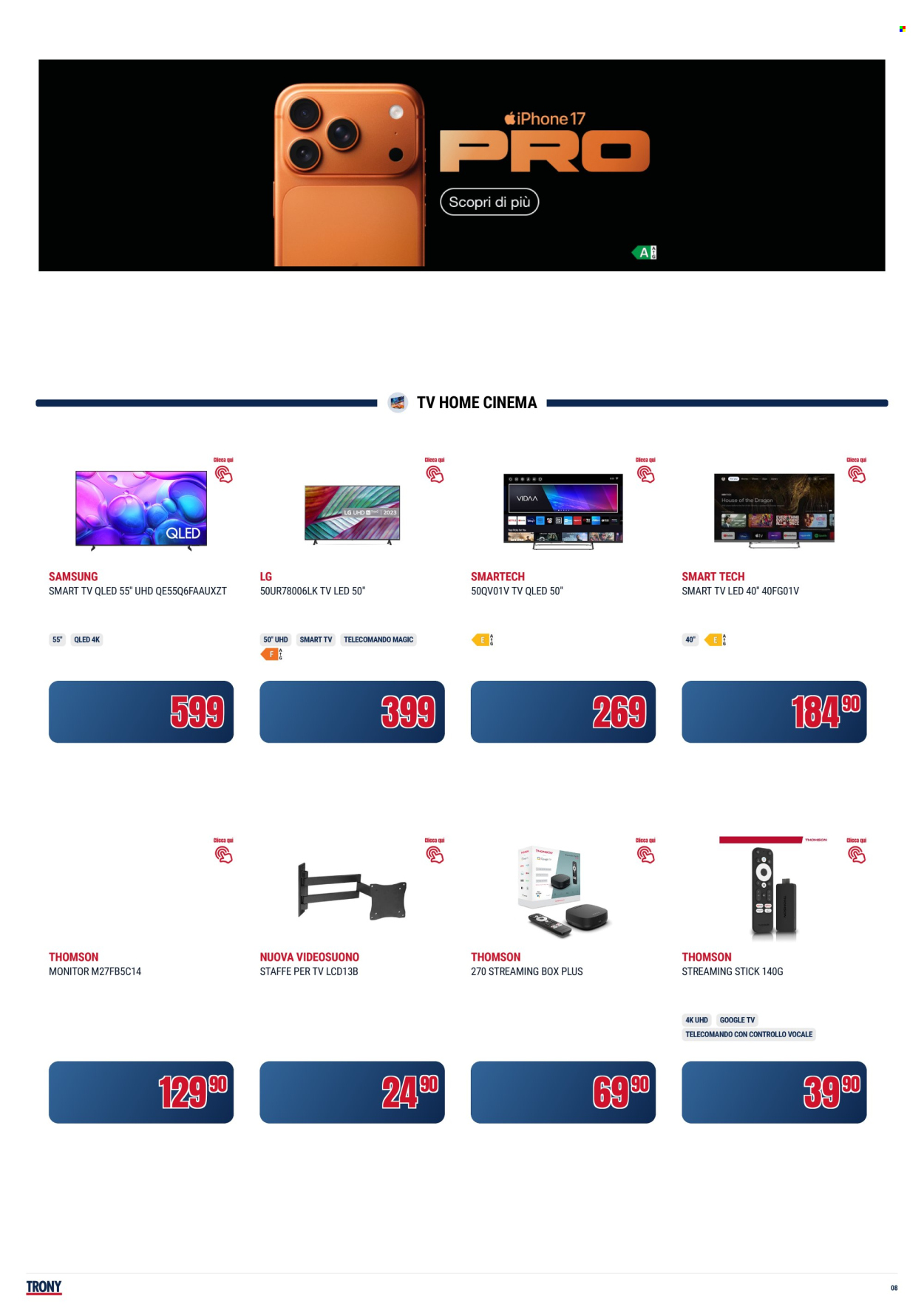 Volantino Trony - 17/10/2025 - 29/10/2025. Pagina 8