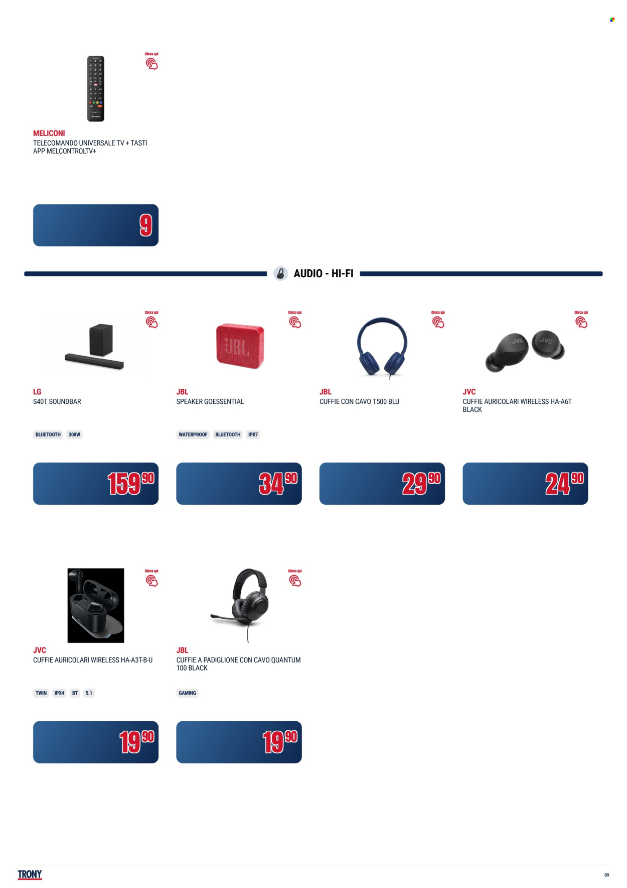 Volantino Trony - 17/10/2025 - 29/10/2025. Pagina 9