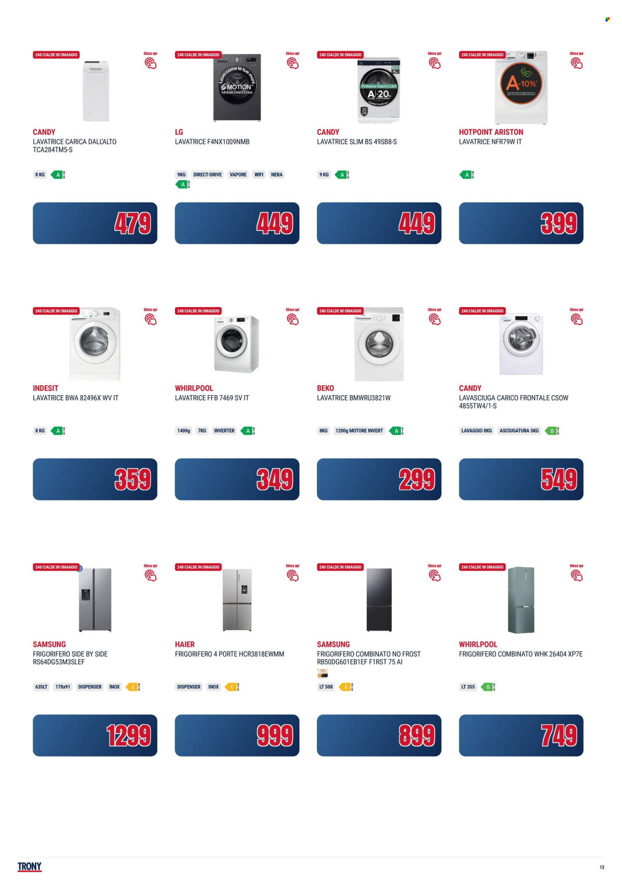 Volantino Trony - 17/10/2025 - 29/10/2025. Pagina 12