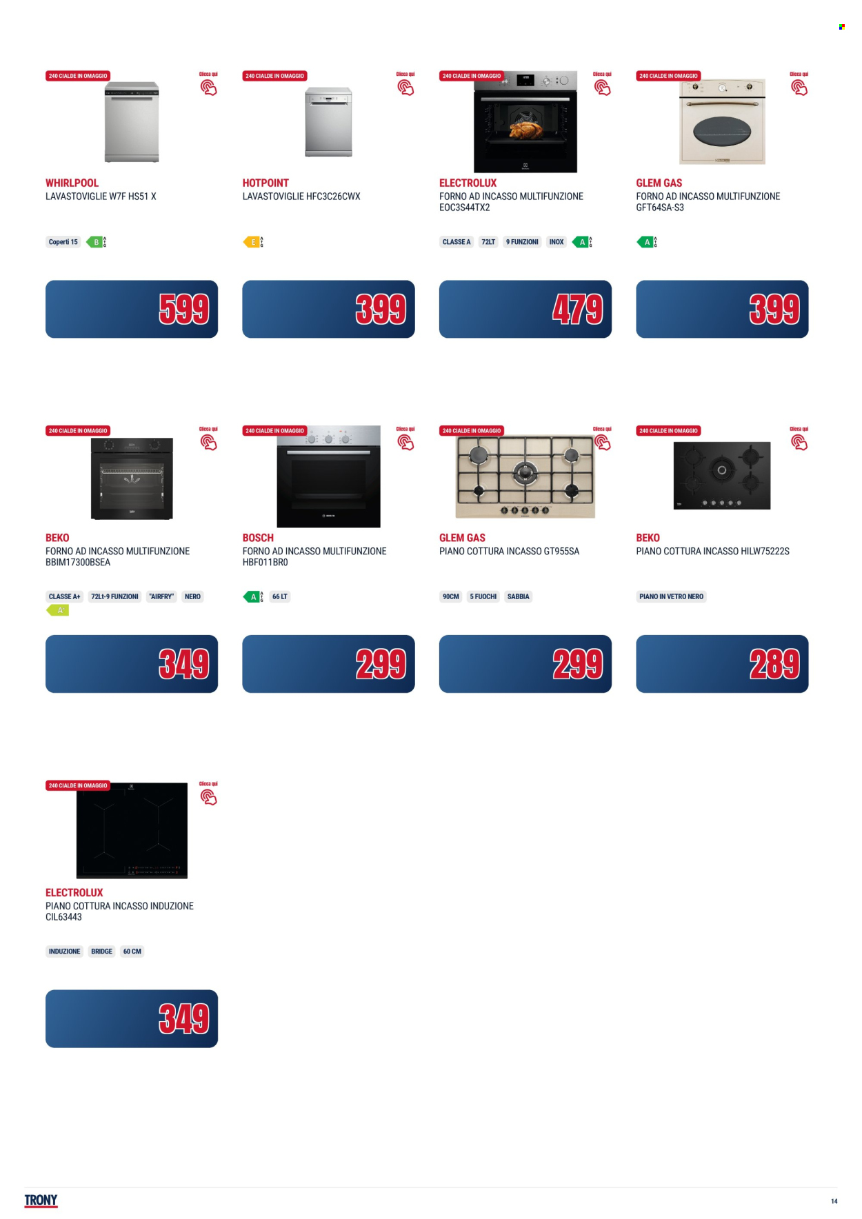 Volantino Trony - 17/10/2025 - 29/10/2025. Pagina 14