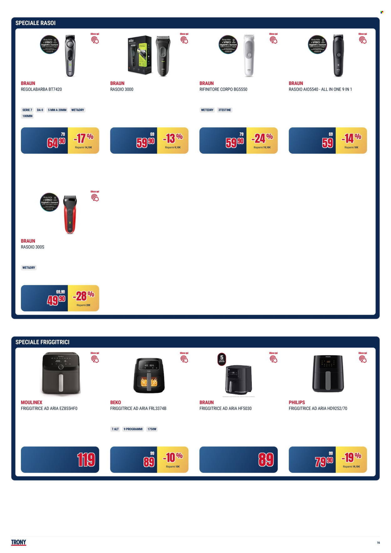 Volantino Trony - 17/10/2025 - 29/10/2025. Pagina 16