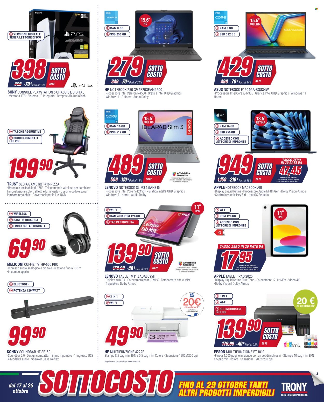Volantino Trony - 17/10/2025 - 29/10/2025. Pagina 3