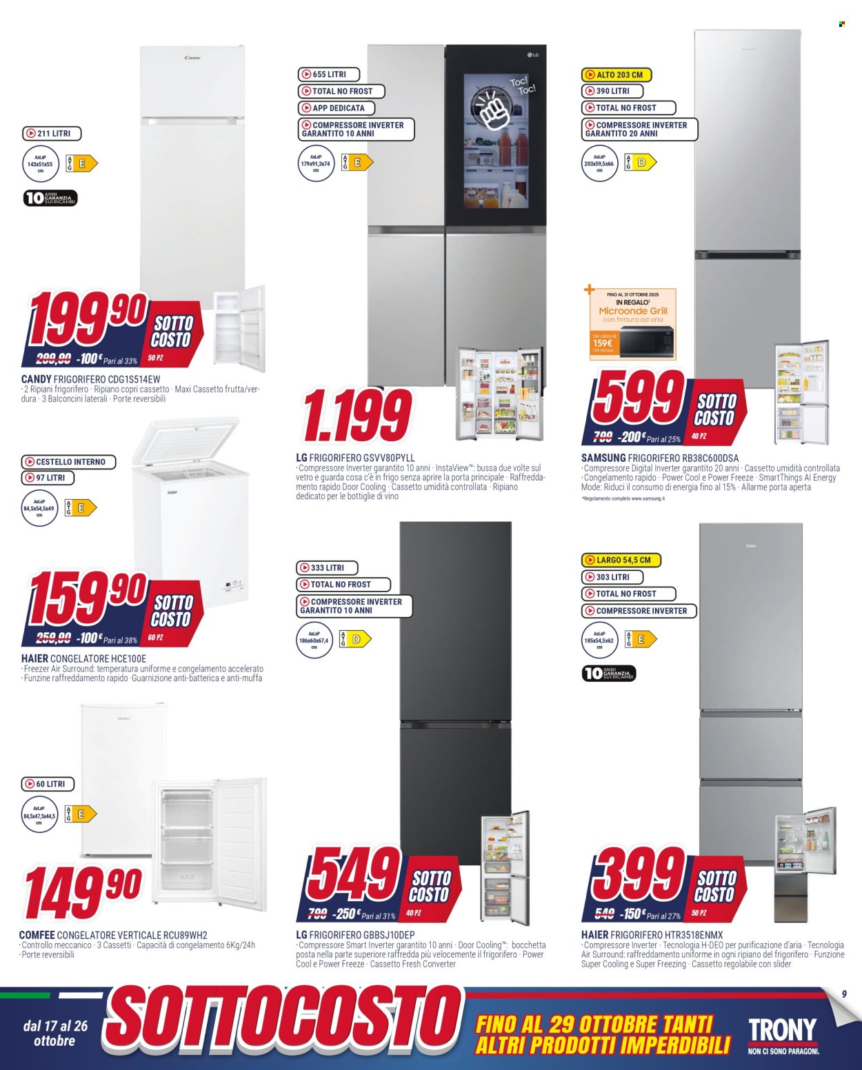 Volantino Trony - 17/10/2025 - 29/10/2025. Pagina 9