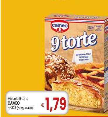 Miscela 9 torte CAMEO