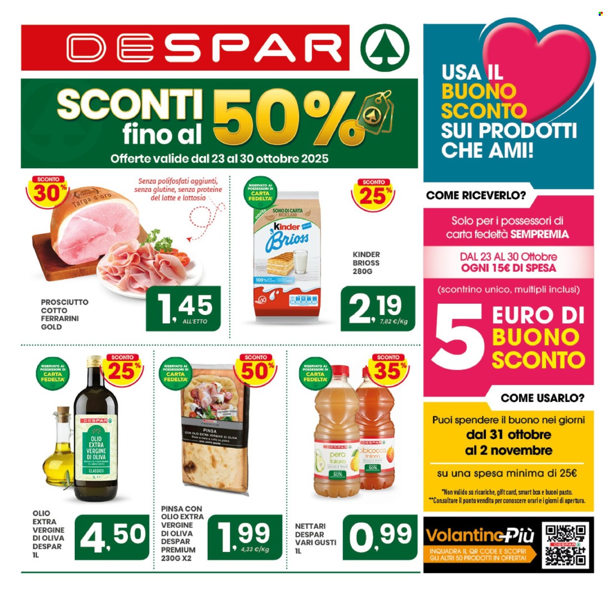 Volantino Despar - 23/10/2025 - 30/10/2025. Pagina 1
