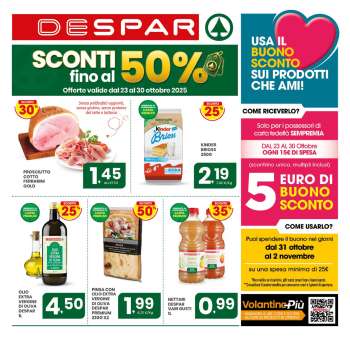 Volantino Despar - 23/10/2025 - 30/10/2025.