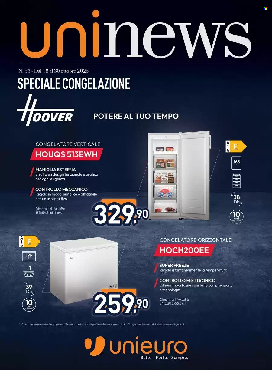 Volantino Unieuro - 18/10/2025 - 30/10/2025. Pagina 1