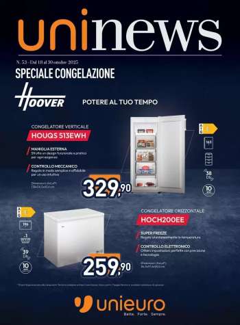 Volantino Unieuro - 18/10/2025 - 30/10/2025.