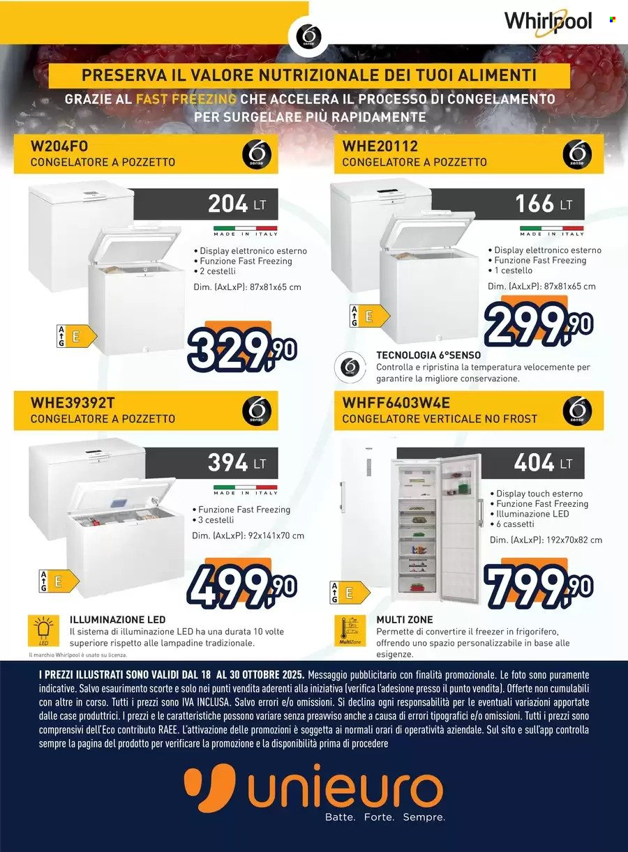 Volantino Unieuro - 18/10/2025 - 30/10/2025. Pagina 5