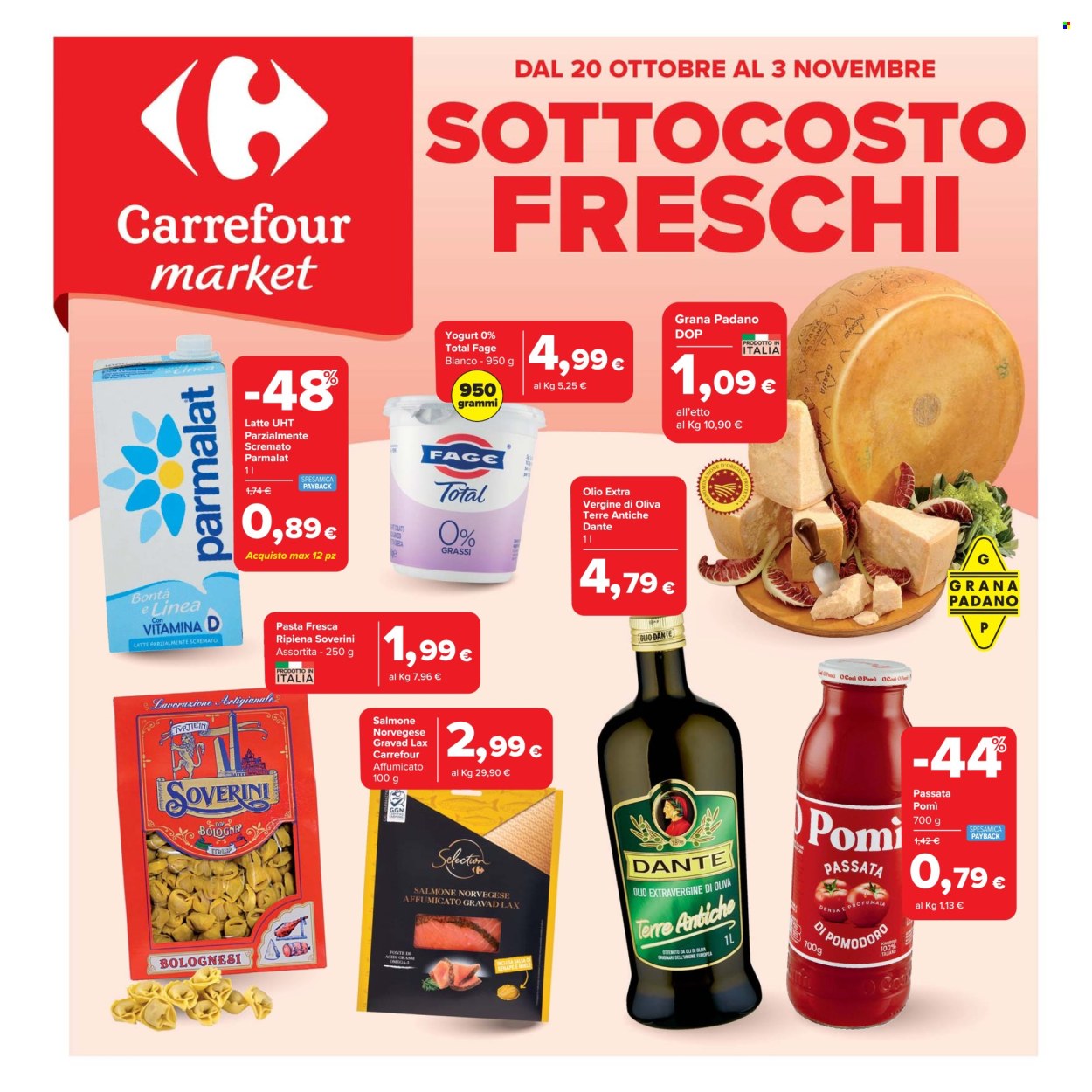 Volantino Carrefour - 20/10/2025 - 3/11/2025. Pagina 1