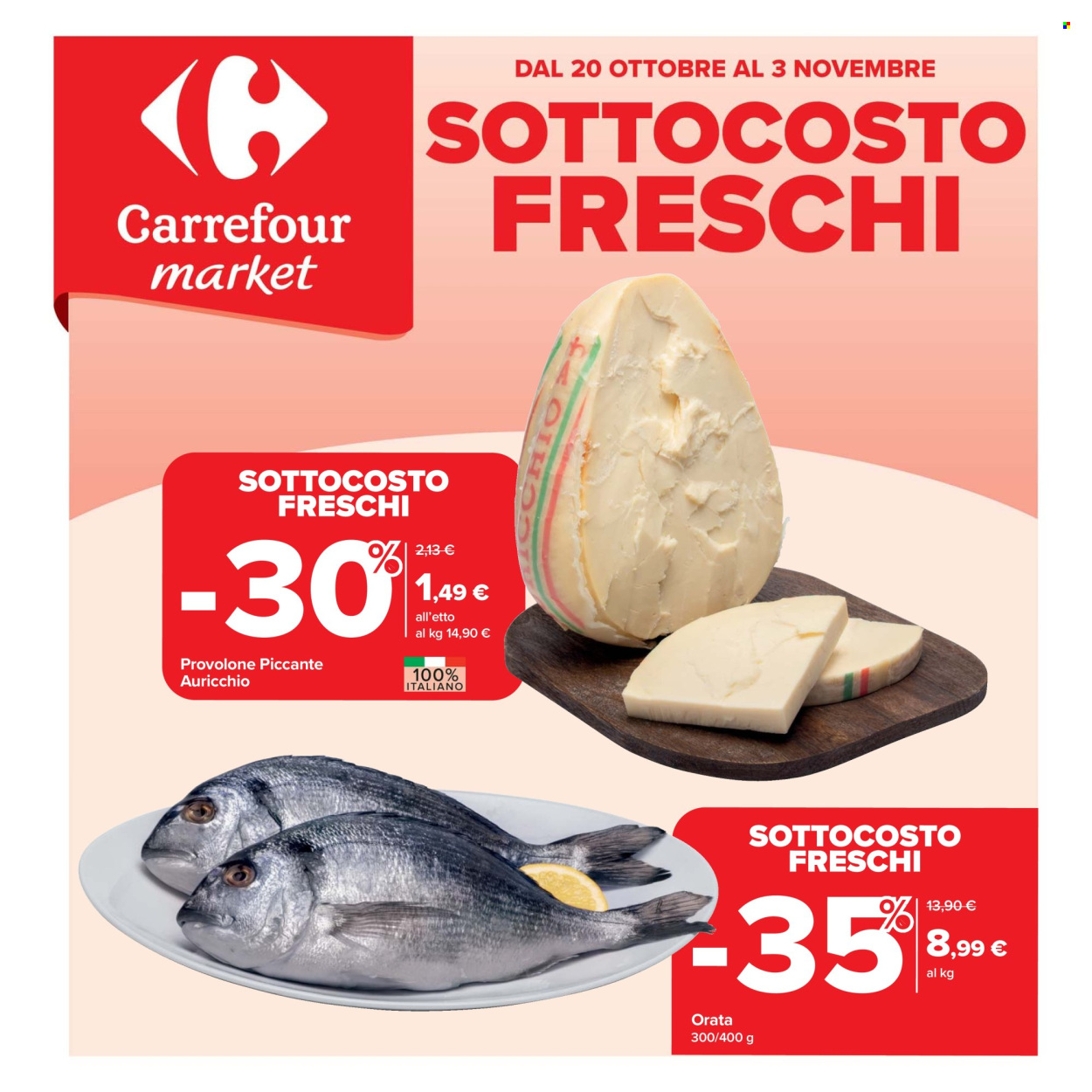 Volantino Carrefour - 20/10/2025 - 3/11/2025. Pagina 1
