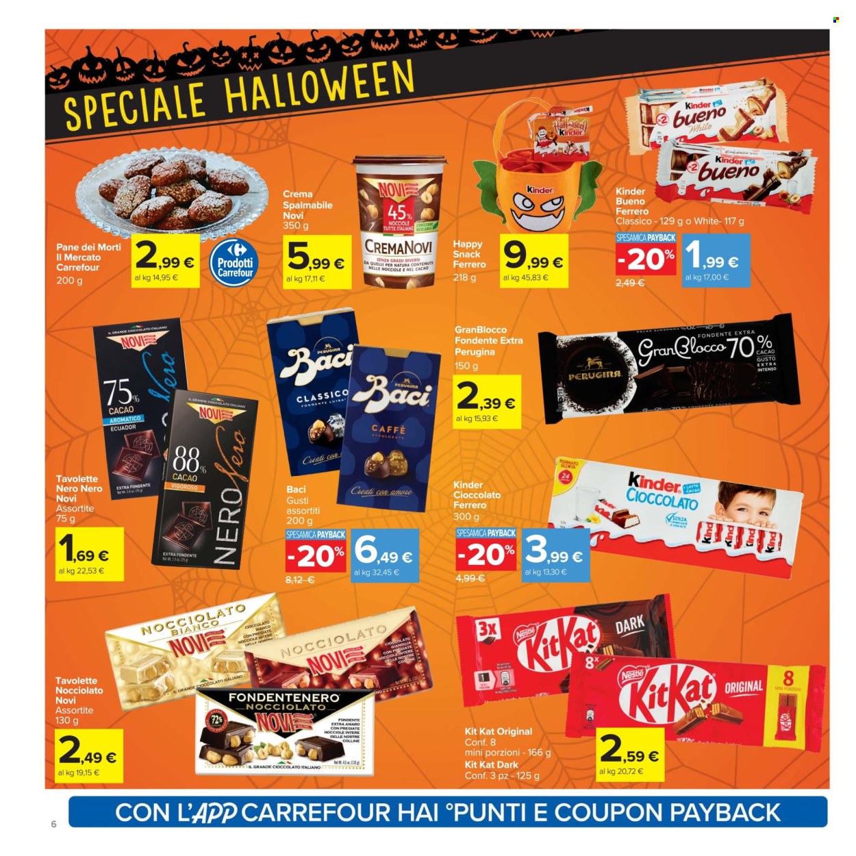Volantino Carrefour - 20/10/2025 - 3/11/2025. Pagina 6