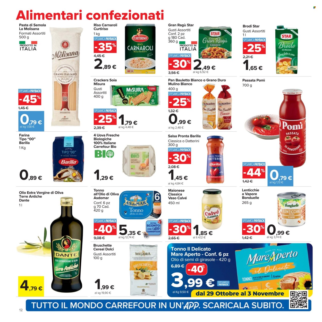 Volantino Carrefour - 20/10/2025 - 3/11/2025. Pagina 12