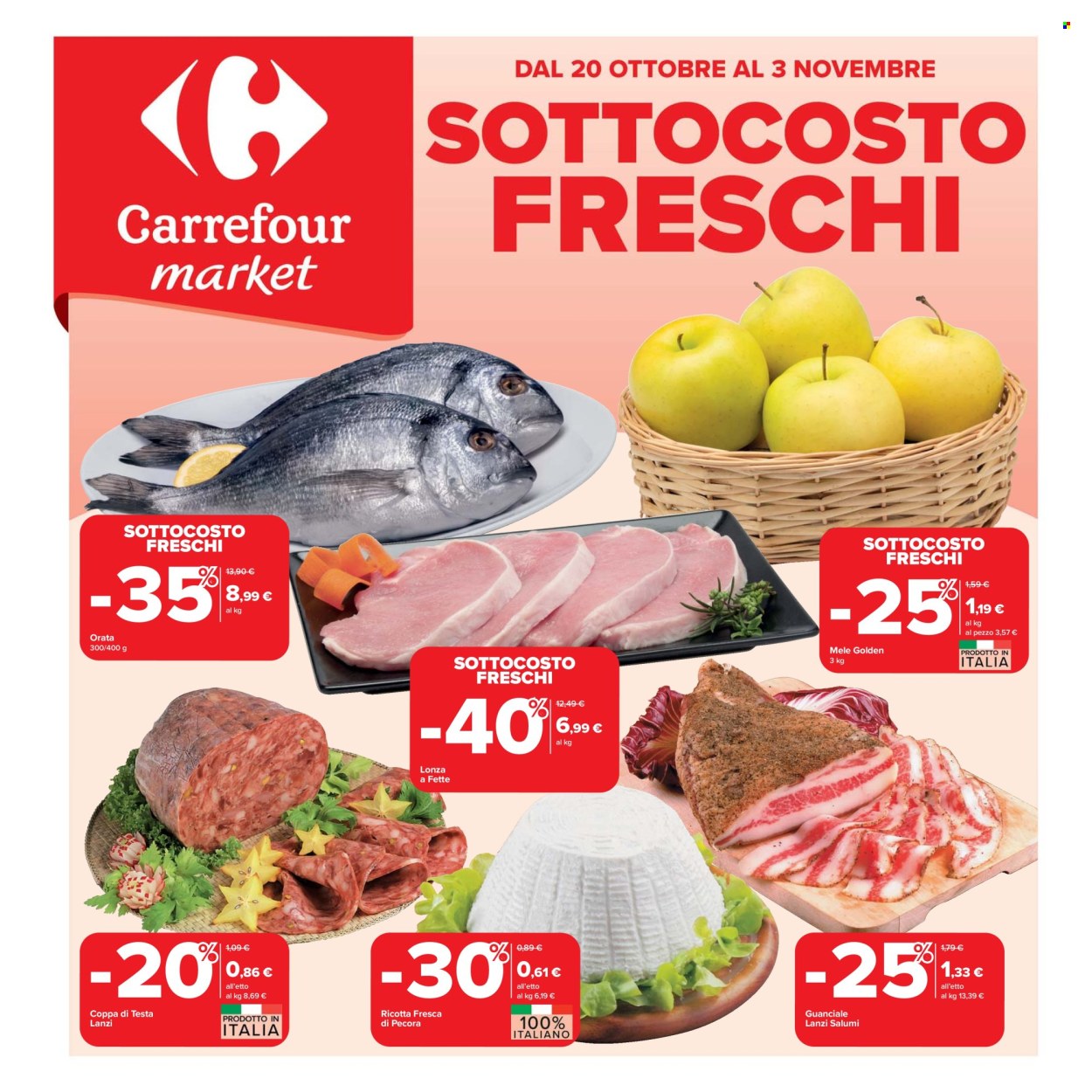 Volantino Carrefour - 20/10/2025 - 3/11/2025. Pagina 1