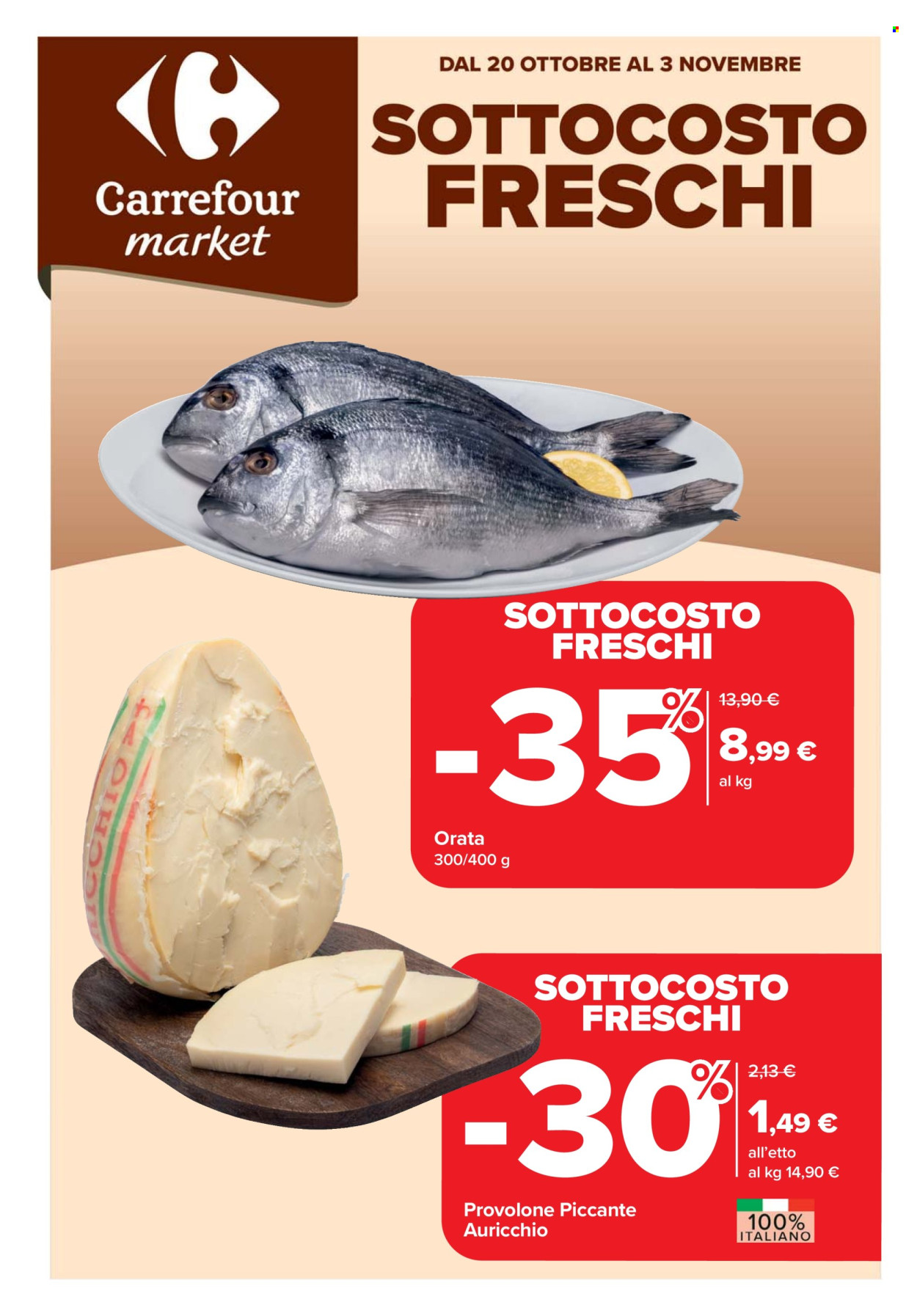 Volantino Carrefour - 20/10/2025 - 3/11/2025. Pagina 1