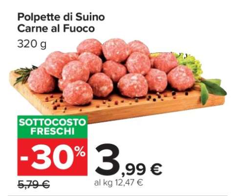 Polpette di Suino Carne al Fuoco