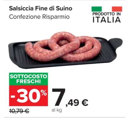 Salsiccia Fine di Suino