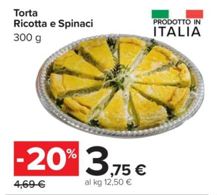 Torta Ricotta e Spinaci